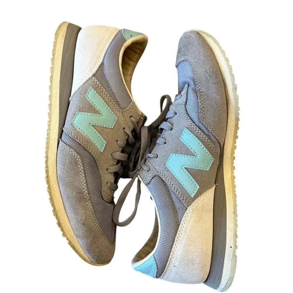 NEW BALANCE 620 Gray/ Teal Sneakers Women size 9